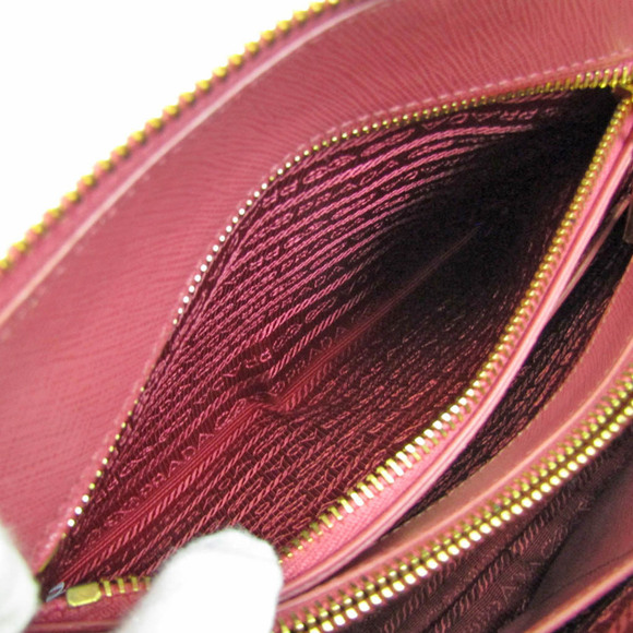 PRADA Pink Saffiano Shoulder Bag - Picture 9 of 16